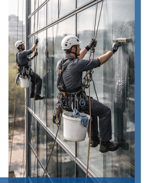 Мойка сплошного остекления в Карпинске, заказать от 308 р.| ВЫСОТНИК-Кпн