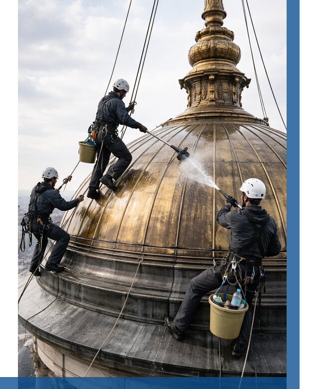 Мойка куполов и шпилей в Карпинске от 8214 р. - заказать | ВЫСОТНИК-Кпн