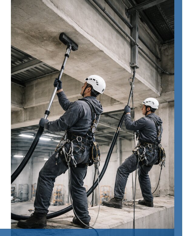 Обеспыливание потолочных конструкций в Карпинске от 257 р. |ВЫСОТНИК-Кпн