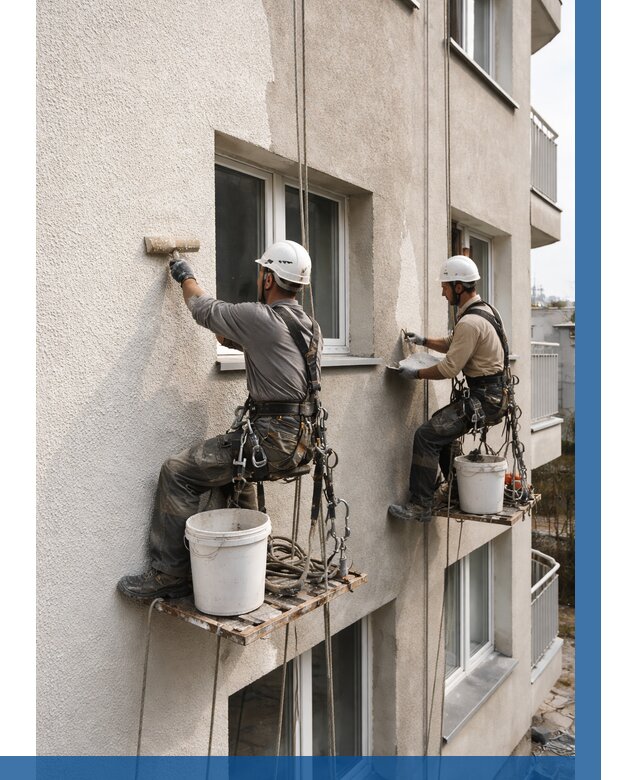 Нанесение короеда на фасад в Карпинске от 462 р. | ВЫСОТНИК-Кпн