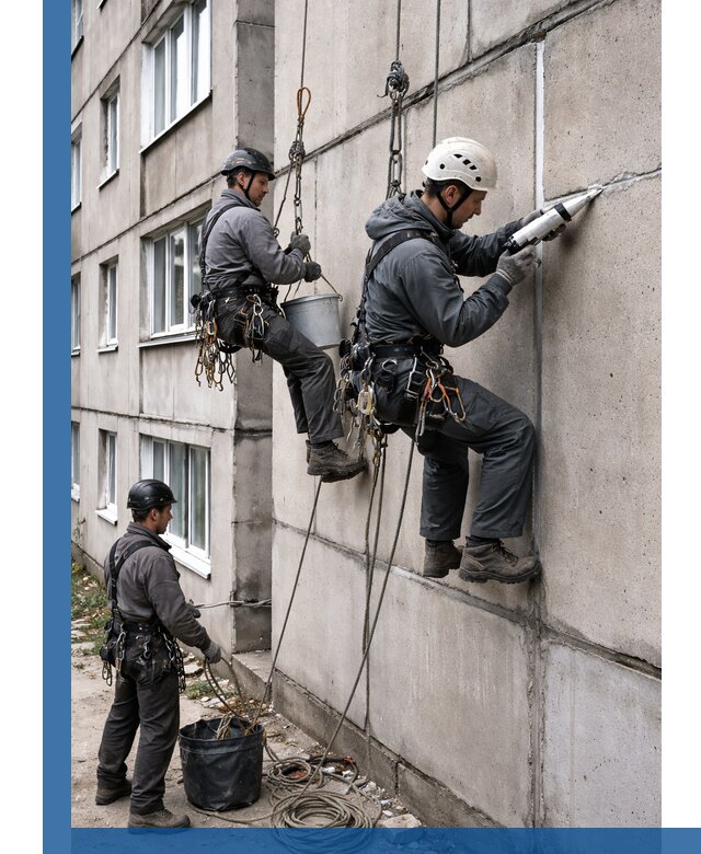 Герметизация межпанельных швов в Карпинске с гарантией герметичности