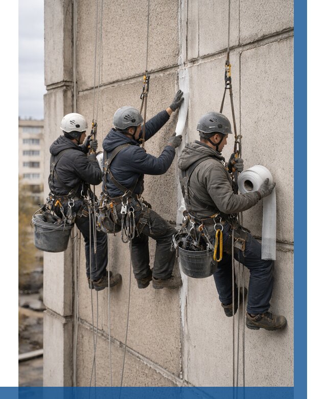 Ремонт межпанельных швов в Карпинске от 770 р. | ВЫСОТНИК-Кпн