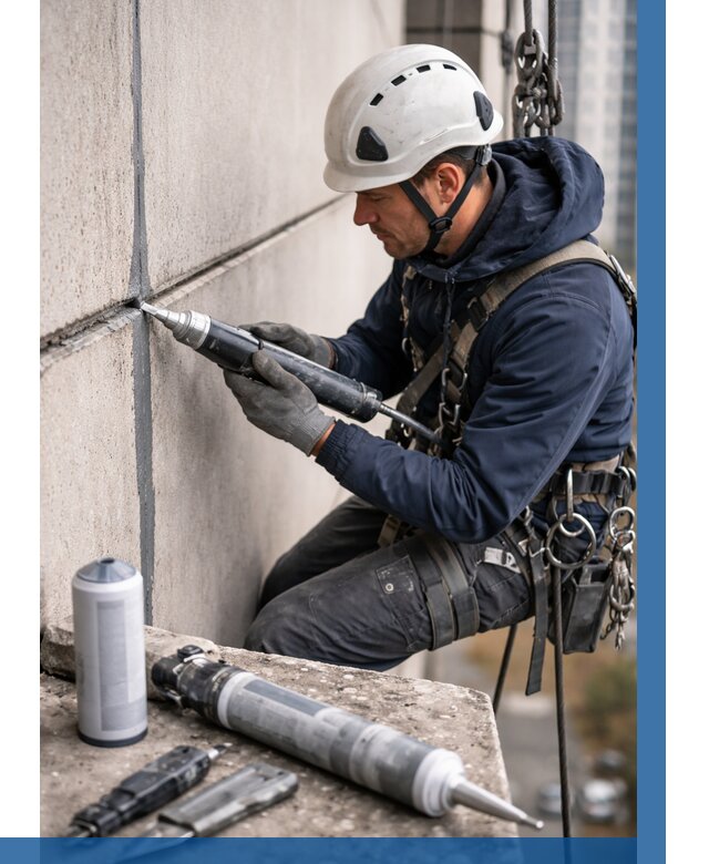 Вторичная герметизация швов в Карпинске от 462 р. | ВЫСОТНИК-Кпн