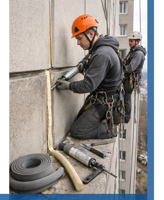 Теплый шов межпанельные швы в Карпинске от 719 р. | ВЫСОТНИК-Кпн