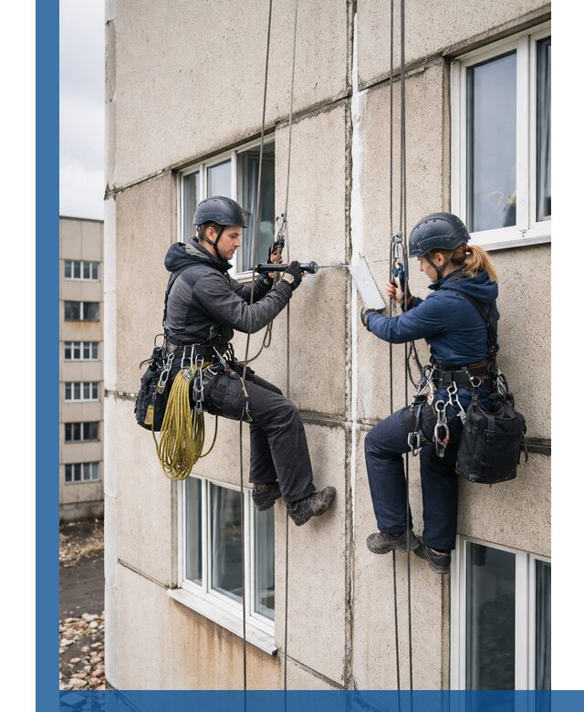 Герметизация межпанельных швов тёплым швом в Карпинске