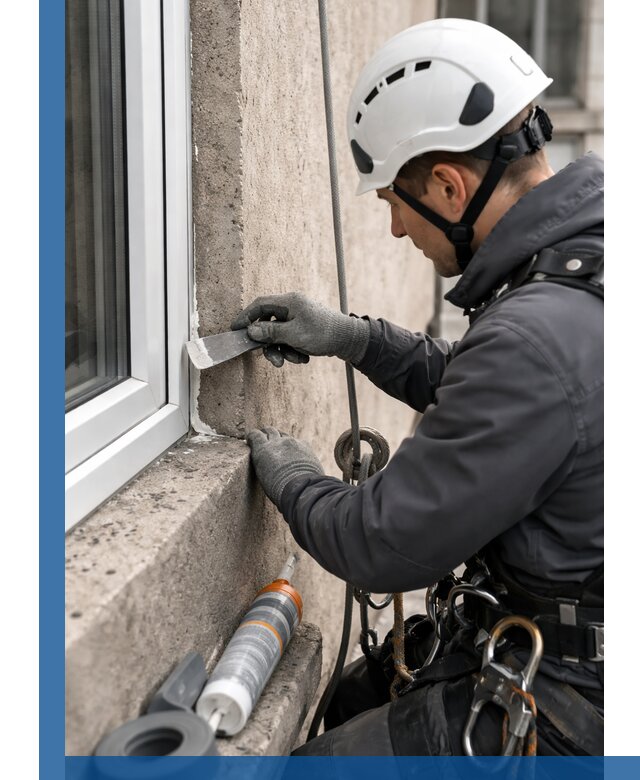 Герметизация монтажных швов окон в Карпинске с гарантией качества