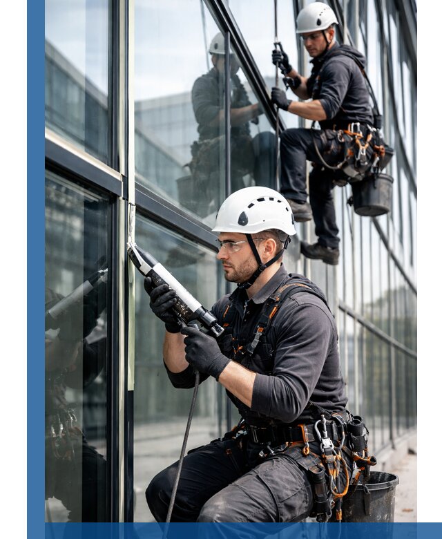 Герметизация витражных швов в Карпинске для зданий и фасадов