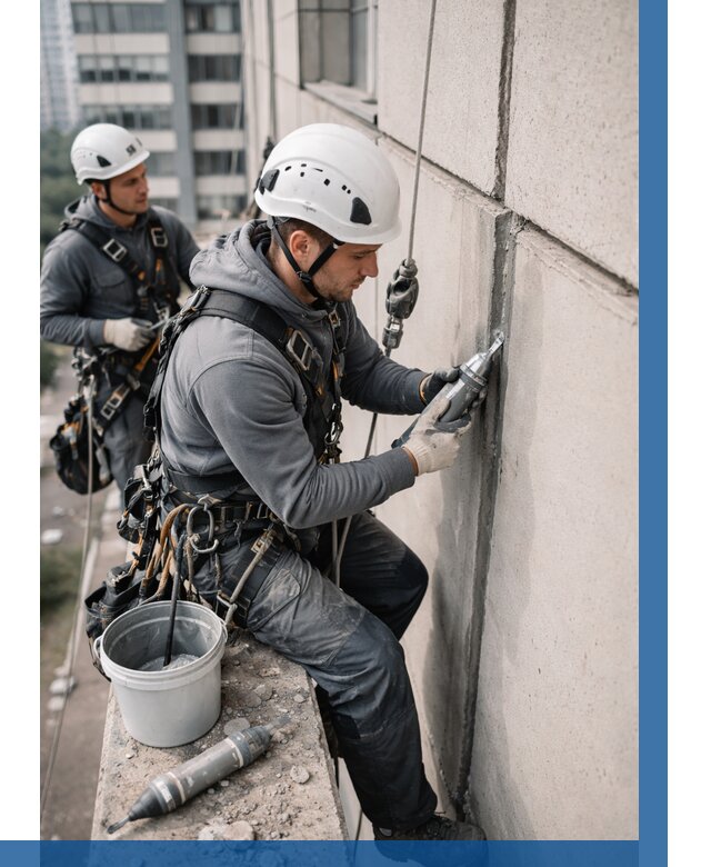 Ремонт деформационных швов здания в Карпинске от 1027 р. | ВЫСОТНИК-Кпн