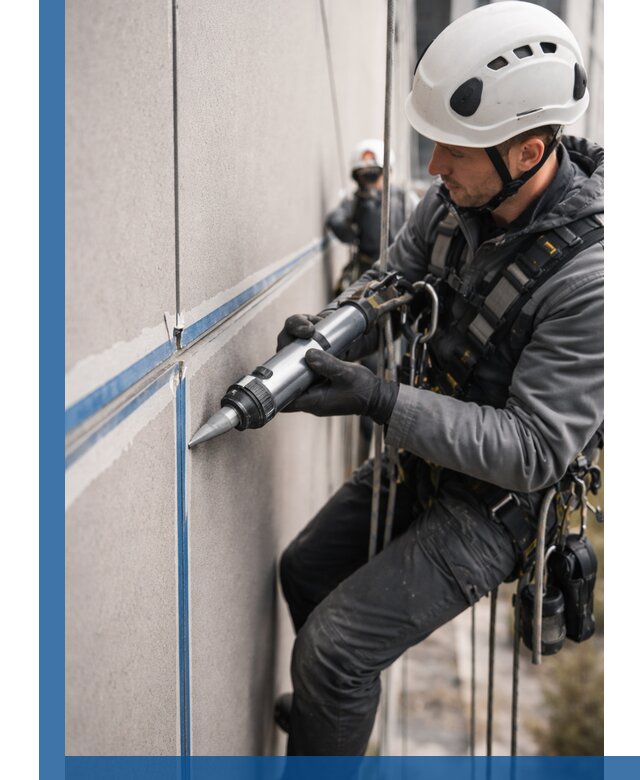 Герметизация стыков фасадных панелей в Карпинске качественно и быстро