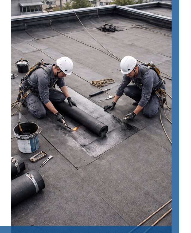 Ремонт мягкой кровли под ключ в Карпинске от 719 р. | ВЫСОТНИК-Кпн