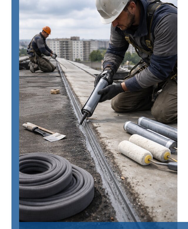 Герметизация швов кровли в Карпинске с гарантией герметичности