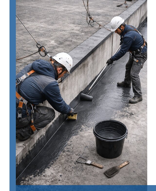 Гидроизоляция кровли жидкой резиной профессионально в Карпинске