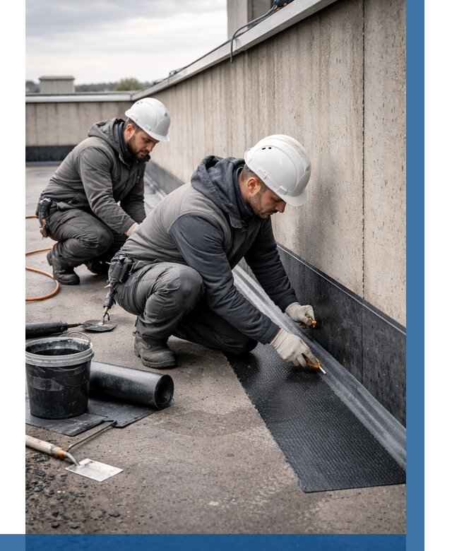 Гидроизоляция примыканий на кровле в Карпинске от 924 р. | ВЫСОТНИК-Кпн