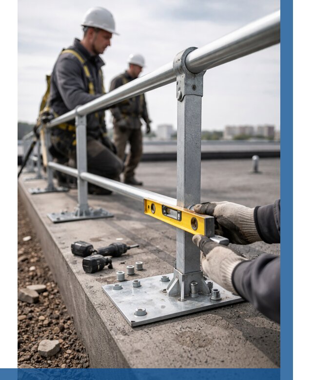 Монтаж кровельного ограждения в Карпинске от 1232 р. | ВЫСОТНИК-Кпн