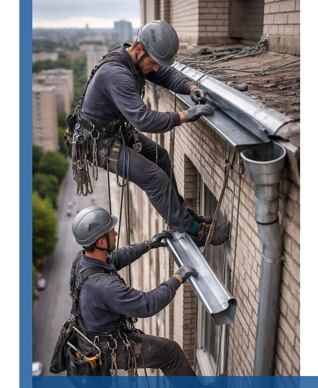 Ремонт водосточных желобов в Карпинске, быстро и качественно