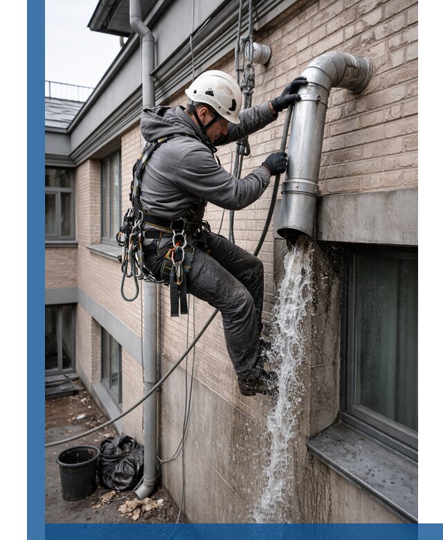 Профессиональная прочистка водосточных труб в Карпинске с гарантией