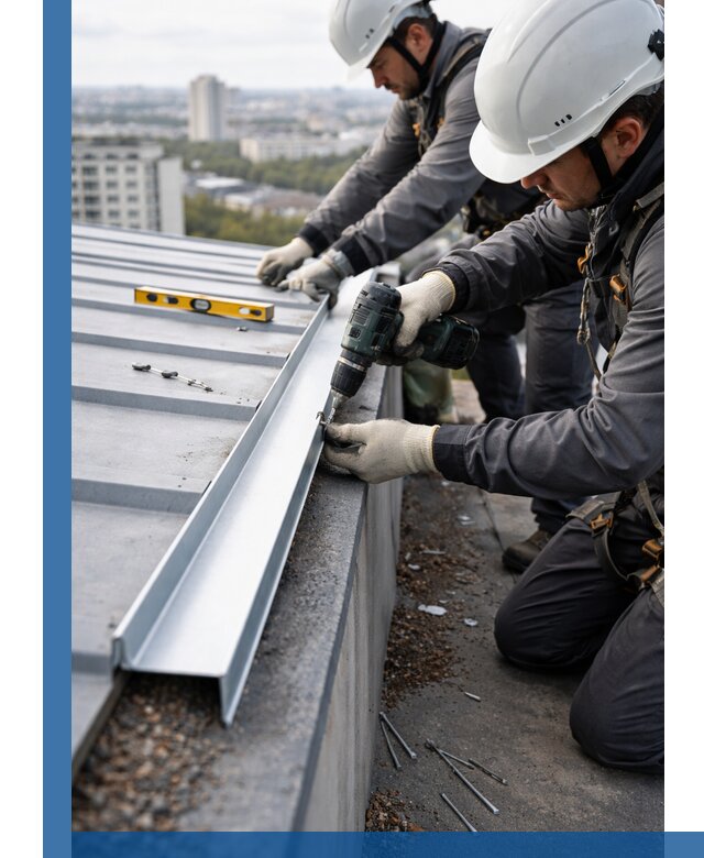 Монтаж капельника на кровле в Карпинске с гарантией качества