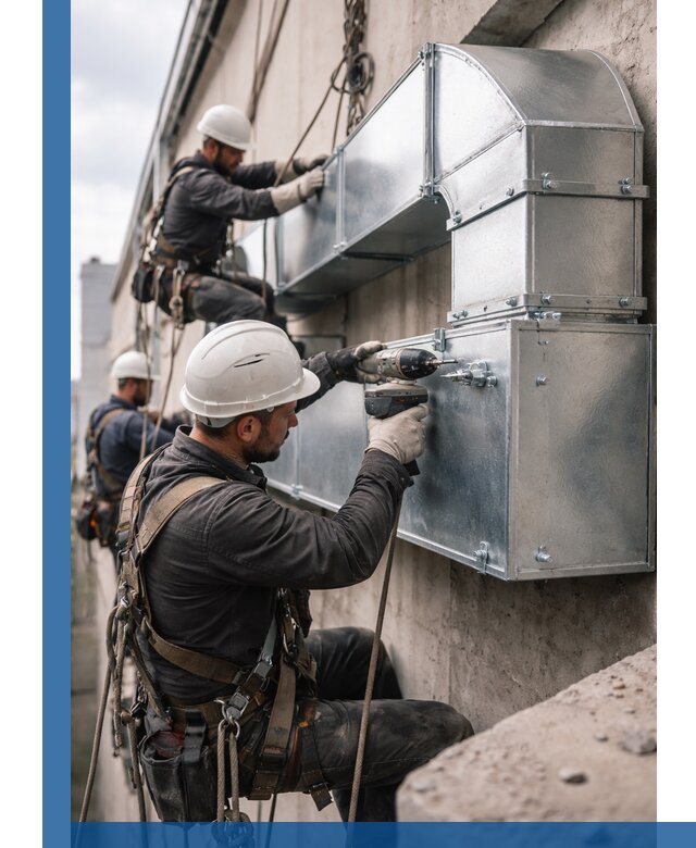 Профессиональный монтаж вентиляционных коробов в Карпинске под ключ