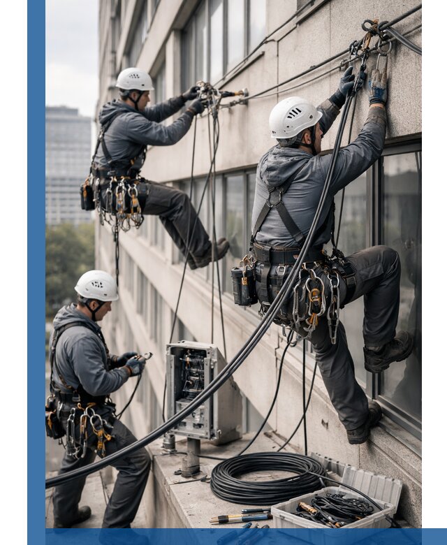 Прокладка оптоволоконного кабеля в Карпинске под ключ с тестированием