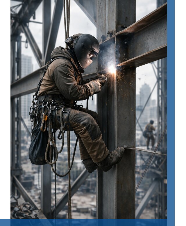 Высотные сварочные работы в Карпинске от 3594 р. | ВЫСОТНИК-Кпн