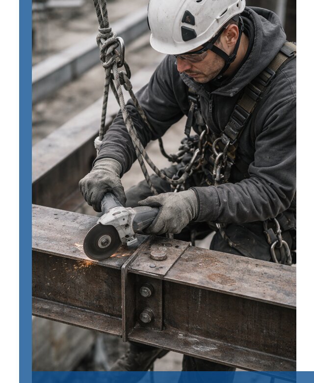 Резка металла на высоте в Карпинске для зданий и конструкций