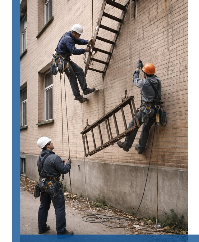 Демонтаж пожарной лестницы в Карпинске быстро и безопасно