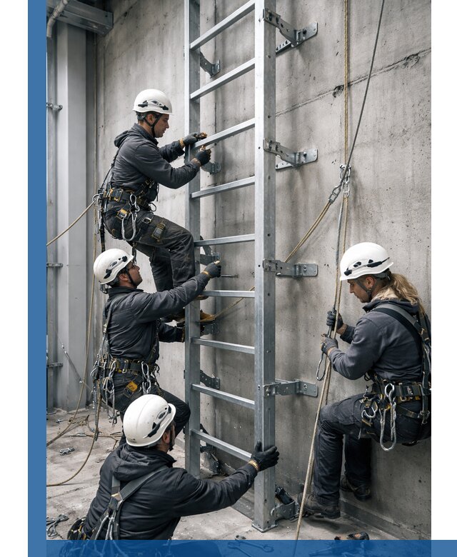 Монтаж металлических лестниц в Карпинске под ключ со гарантией