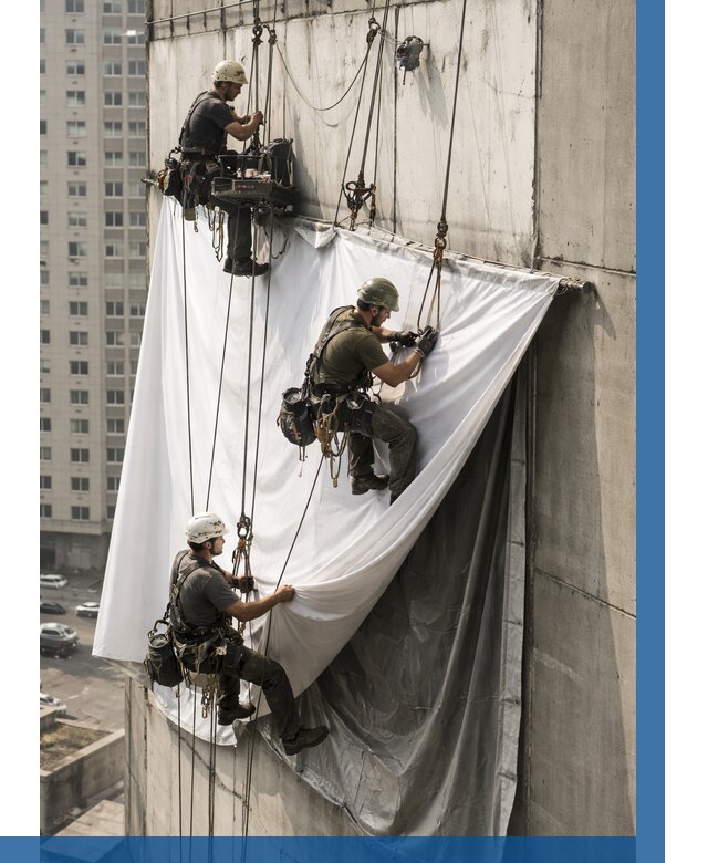 Замена баннерного полотна в Карпинске от 6674 р. | ВЫСОТНИК-Кпн—заказать