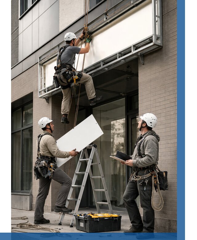 Монтаж светового короба в Карпинске от 6674 р. | ВЫСОТНИК-Кпн