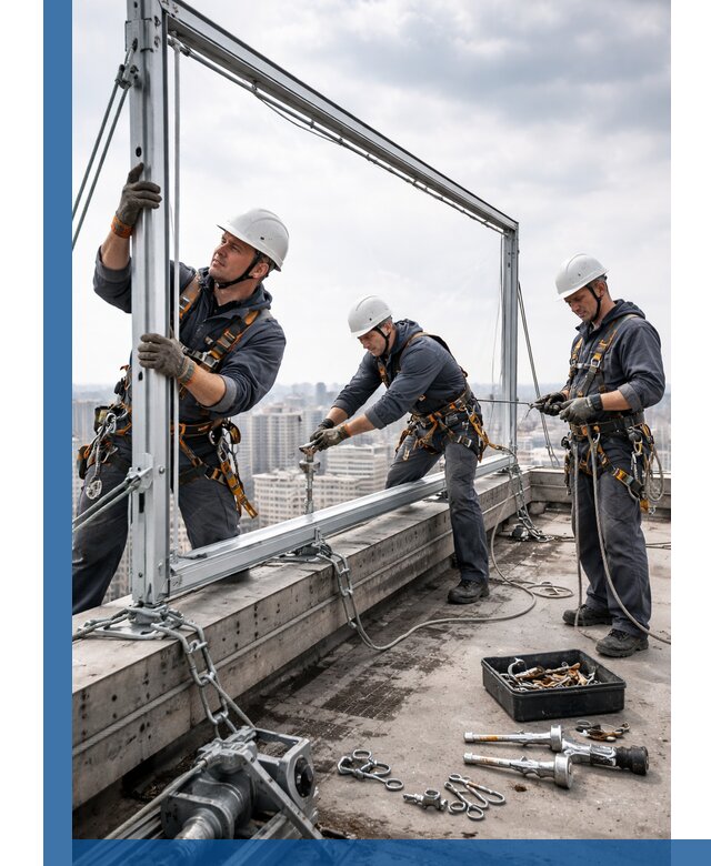 Монтаж крышных рекламных конструкций под ключ в Карпинске