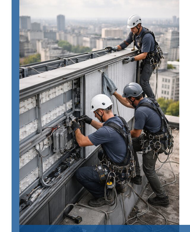 Профессиональное обслуживание крышной рекламы в Карпинске под ключ