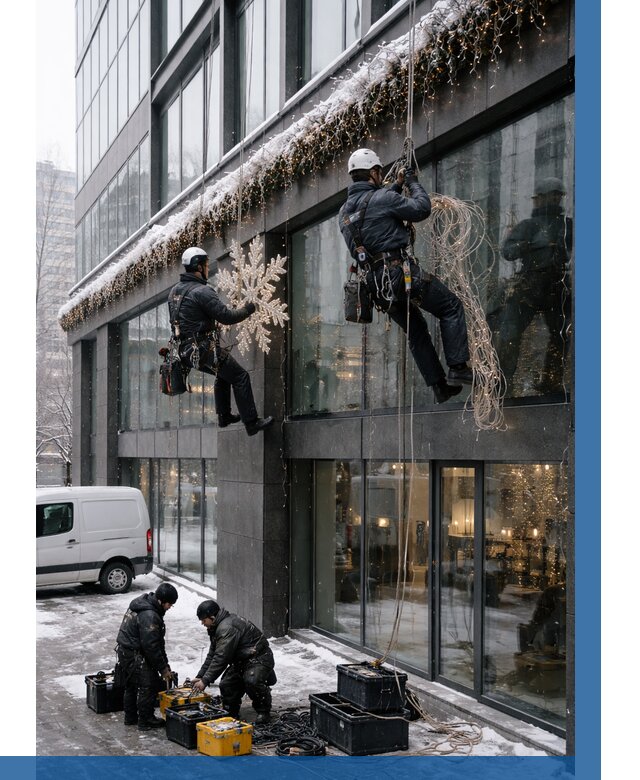 Демонтаж новогоднего оформления в Карпинске от 5647 р. | ВЫСОТНИК-Кпн