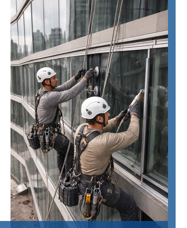 Радиусное остекление фасада в Карпинске от 12322 р. | ВЫСОТНИК-Кпн