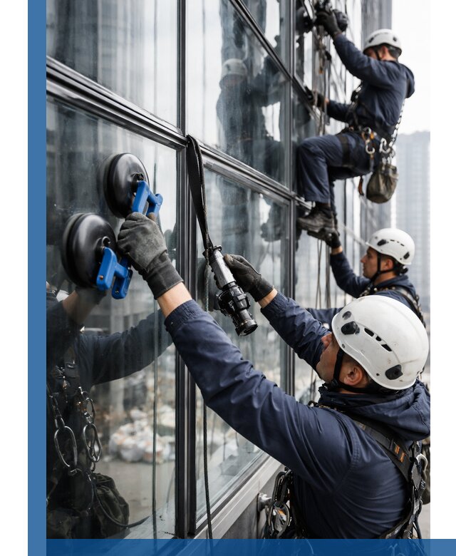 Радиусное остекление фасадов под ключ в Карпинске с гарантиями