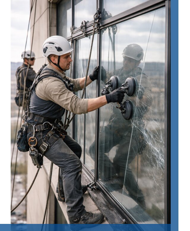 Замена стекла в витраже в Карпинске под ключ от 8728 р. | ВЫСОТНИК-Кпн