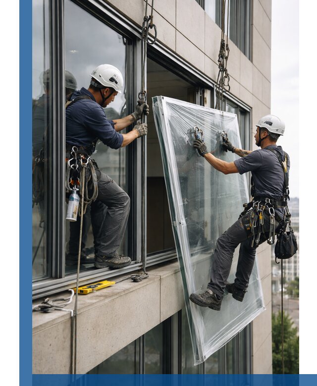 Профессиональная замена стекла в витраже в Карпинске с гарантией