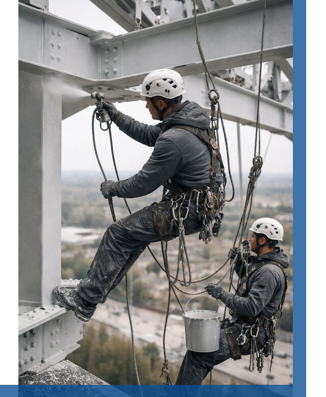 Покраска металлоконструкций на высоте в Карпинске 359 р |ВЫСОТНИК-Кпн