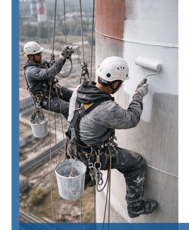 Покраска дымовых труб в Карпинске: антикоррозийная защита и восстановление