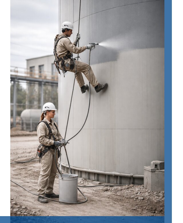 Покраска резервуаров в Карпинске от 1232 р. | ВЫСОТНИК-Кпн — заказать