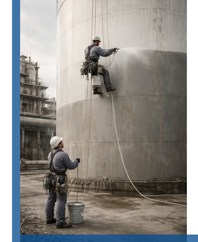 Покраска стальных резервуаров и емкостей в Карпинске профессионально