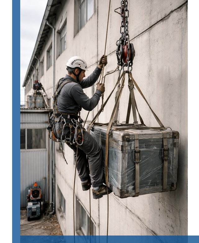 Подъем грузов на высоту в Карпинске для промышленных объектов