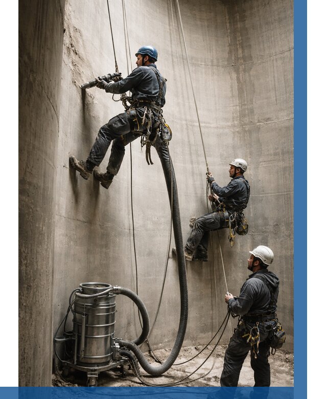 Зачистка силосов в Карпинске от 4621 р. Договор и смета ВЫСОТНИК-Кпн