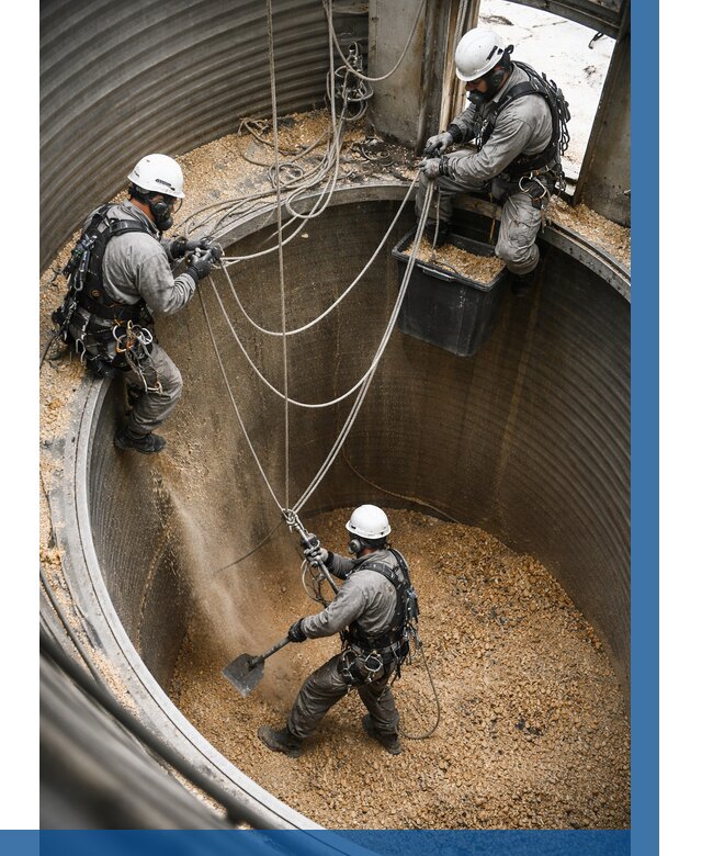 Чистка зерновых бункеров в Карпинске от 12322 р. | ВЫСОТНИК-Кпн