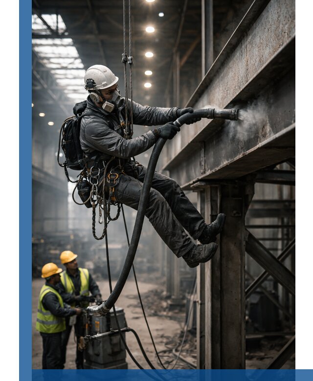 Обеспыливание конструкций в цехах промышленного производства в Карпинске