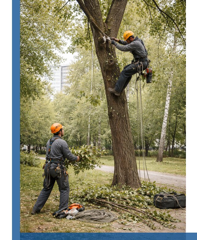 Санитарная обрезка деревьев в Карпинске, профессионально и безопасно
