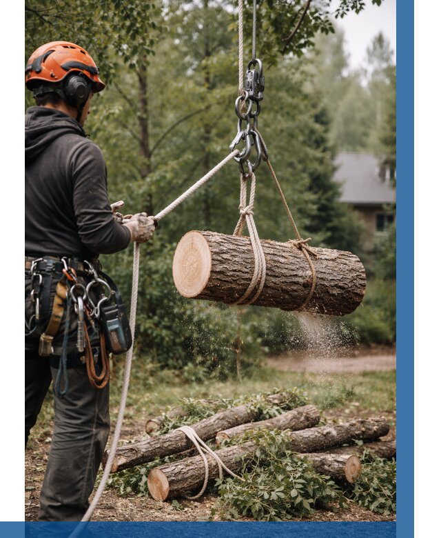 Валка деревьев частями в Карпинске от 7701 р. | ВЫСОТНИК-Кпн