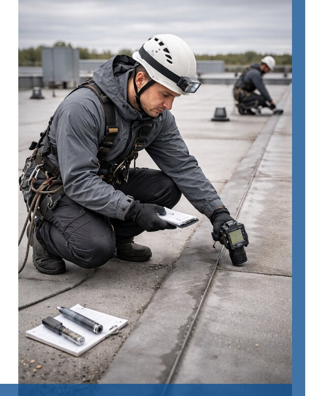 Обследование кровли на протечки в Карпинске от 4621 р. | ВЫСОТНИК-Кпн